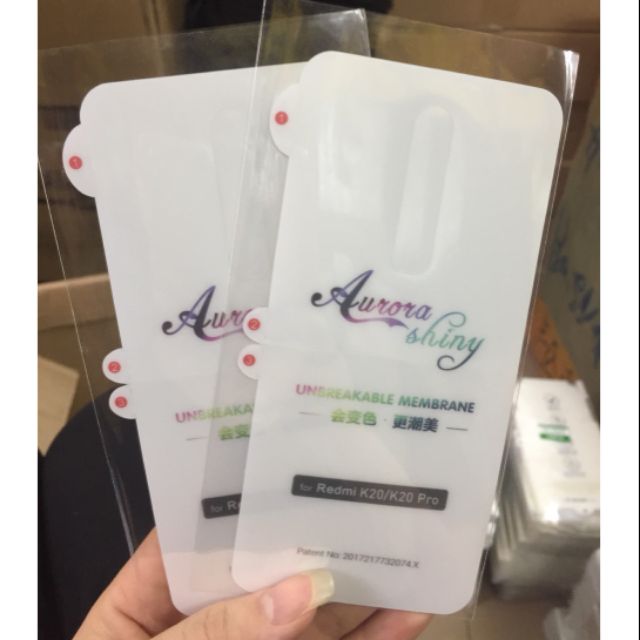 Dán dẻo PPF mặt sau Redmi K20/K20 pro