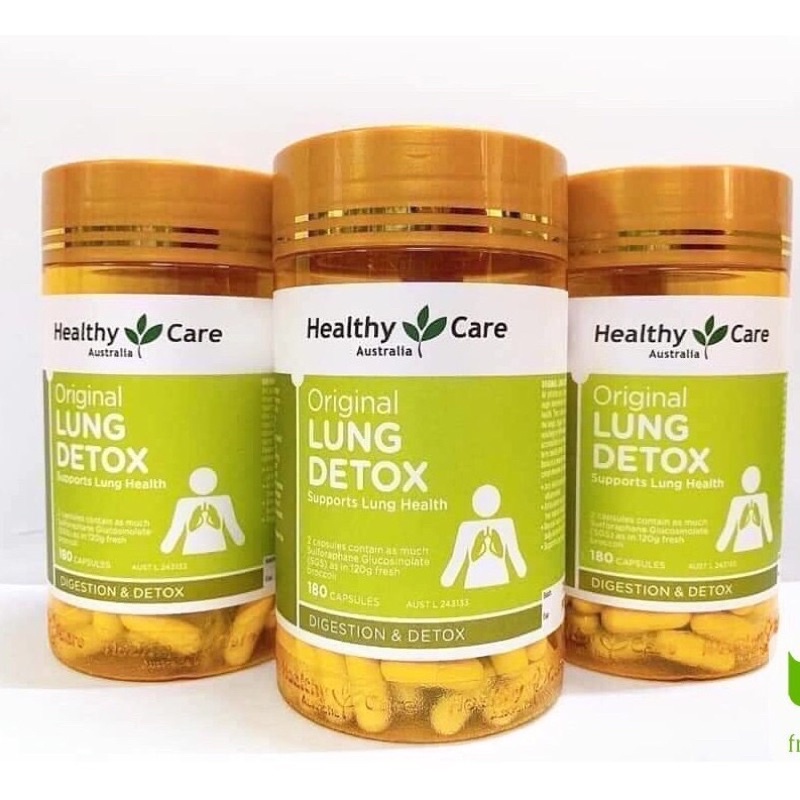Viên uống bổ phổi Healthy Care Original Lung Detox