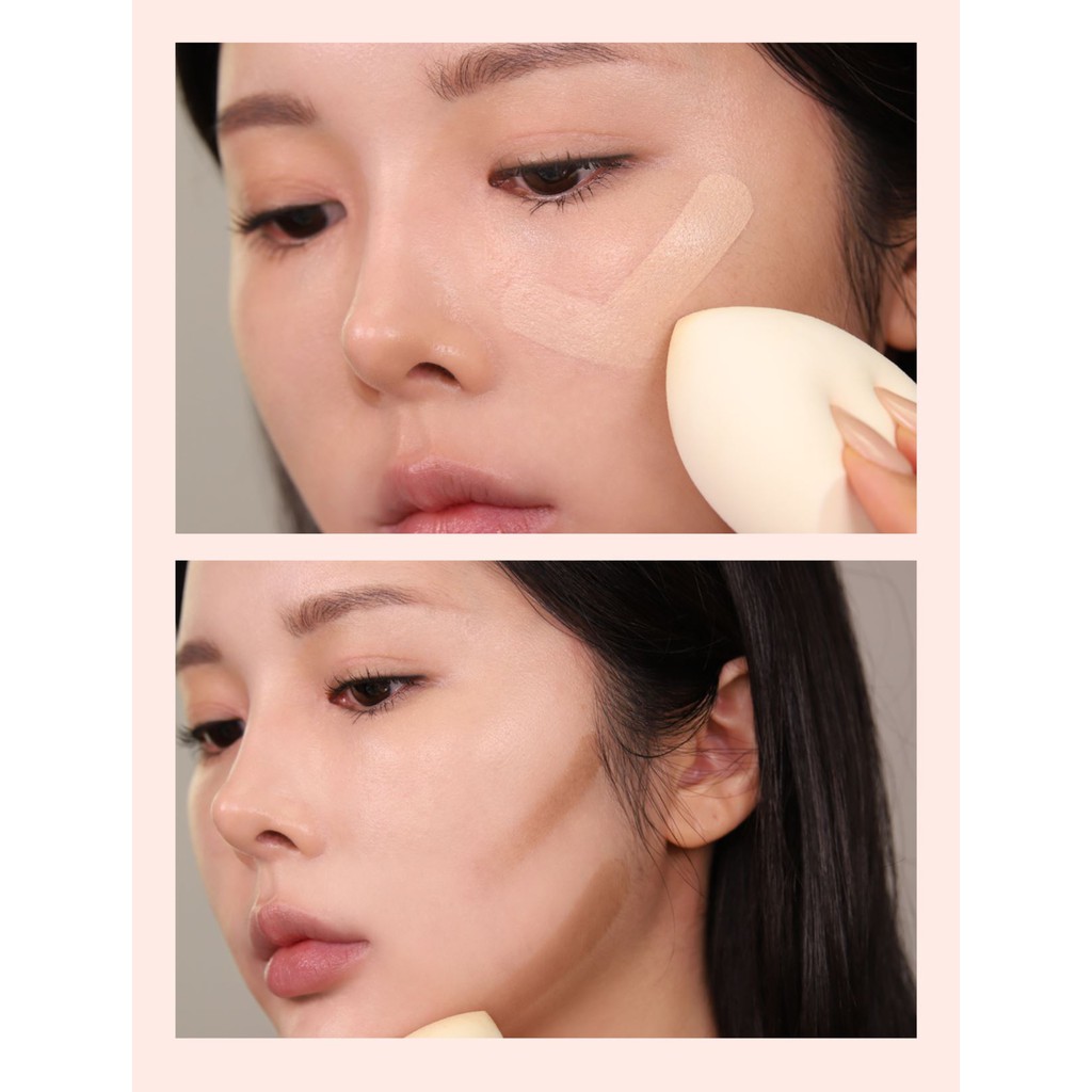 Bảng phấn che khuyết điểm chuyên nghiệp 6 màu Hàn Quốc Holika Holika Hard Cover Makeup bảo vệ da chống thấm 9,6g