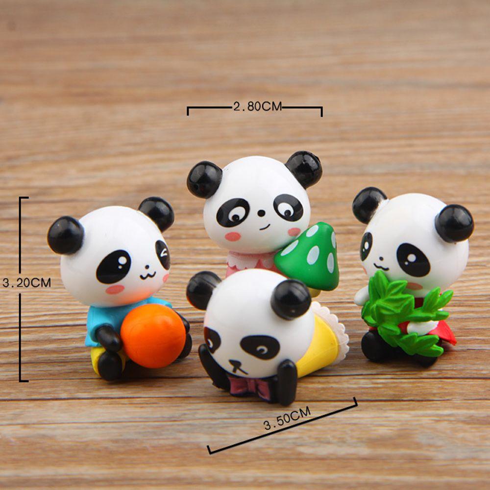 Set 4 / 8 Mô Hình Động Vật Mini Bằng Nhựa Resin Trang Trí Sân Vườn