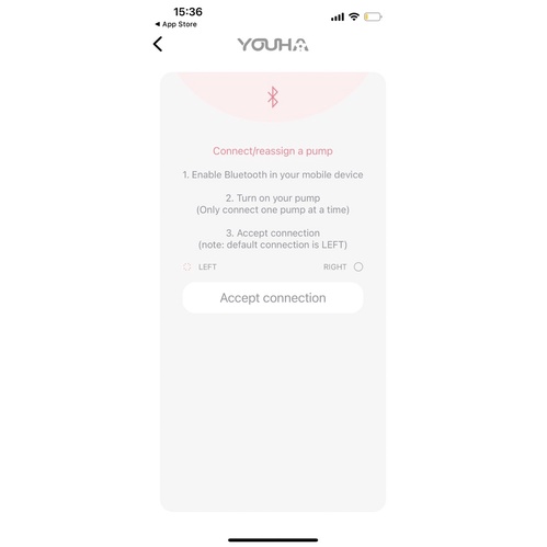 Máy hút sữa không dây Youha Gen 1 kết  nối app Youha