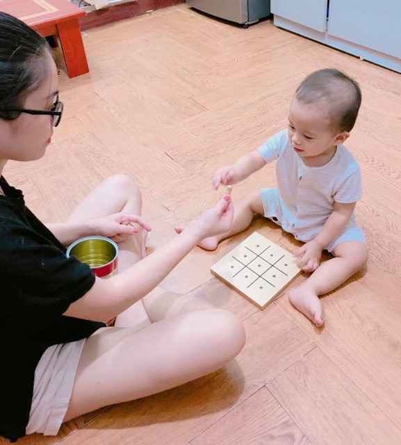 Kỹ năng cầm bằng 2 ngón tay HÀNG CHỌN| Giáo cụ Montessori