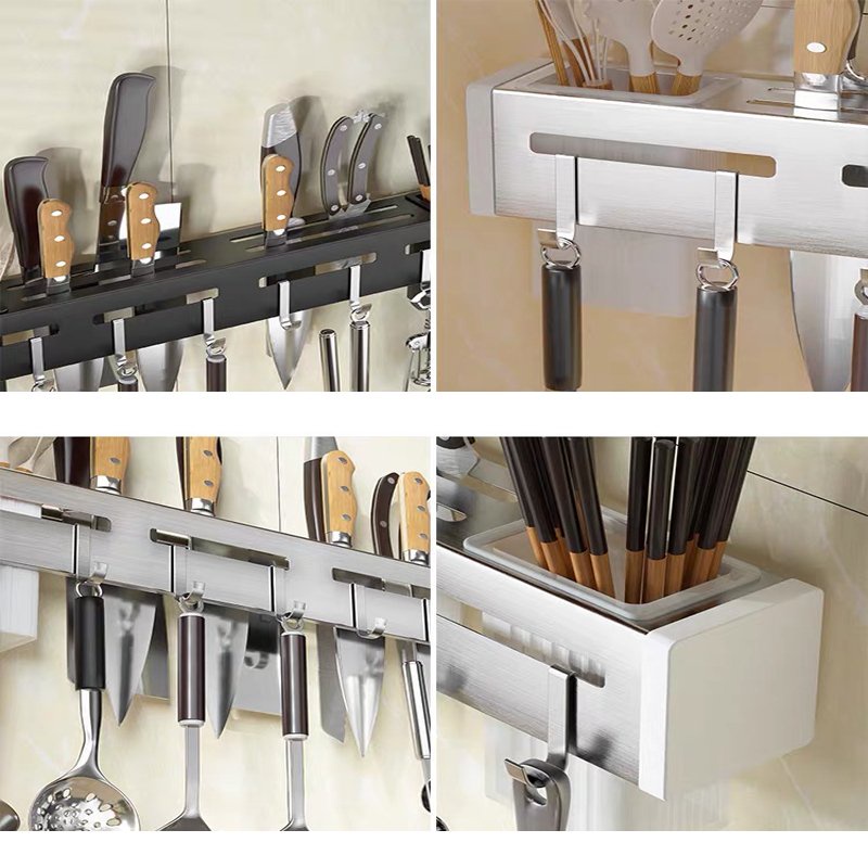Giá Treo Đồ Nhà Bếp Giá Cài Dao Kéo Đồ Dùng Nhà Bếp Đa Năng Bằng Inox Không Gỉ KHO GIA DỤNG HOÀNG ANH