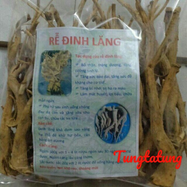 Rễ đinh lăng nếp rời 1kg rễ từ 7 năm