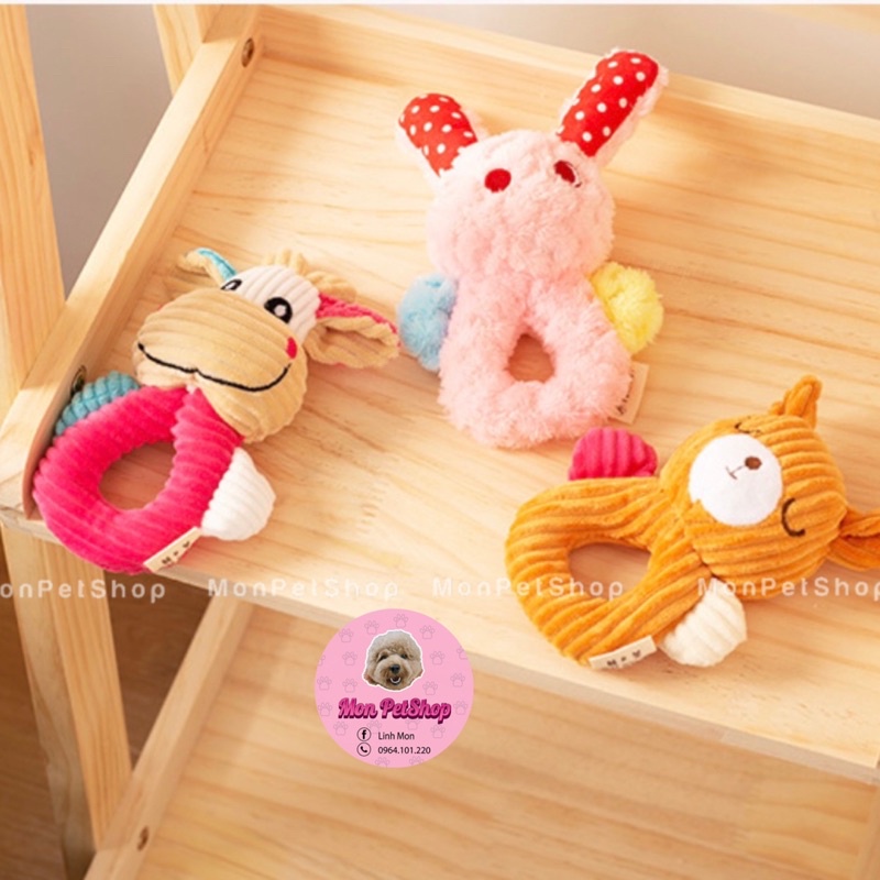 Đồ chơi thừng gặm có chíp chíp kêu cho thú cưng