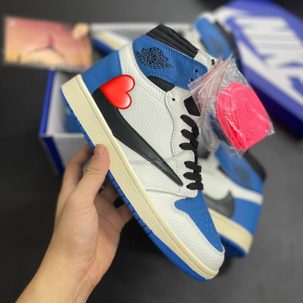 Giày Sneaker Jordan High Travis jordan travis scott Xanh,  Giày Jordan 1 travis scott Xanh Thể Thao Nam Nữ Cao Cổ  Full | BigBuy360 - bigbuy360.vn
