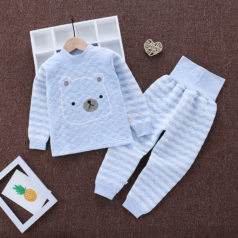 Bộ Quần Áo cotton Giữ Nhiệt Xinh Xắn Cho Bé