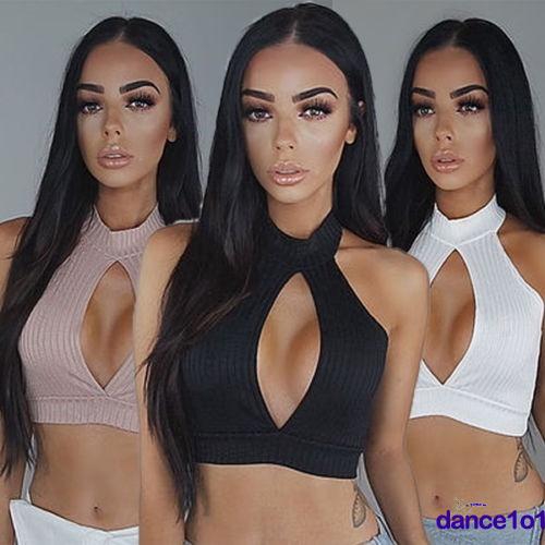 Áo crop top sát nách thời trang