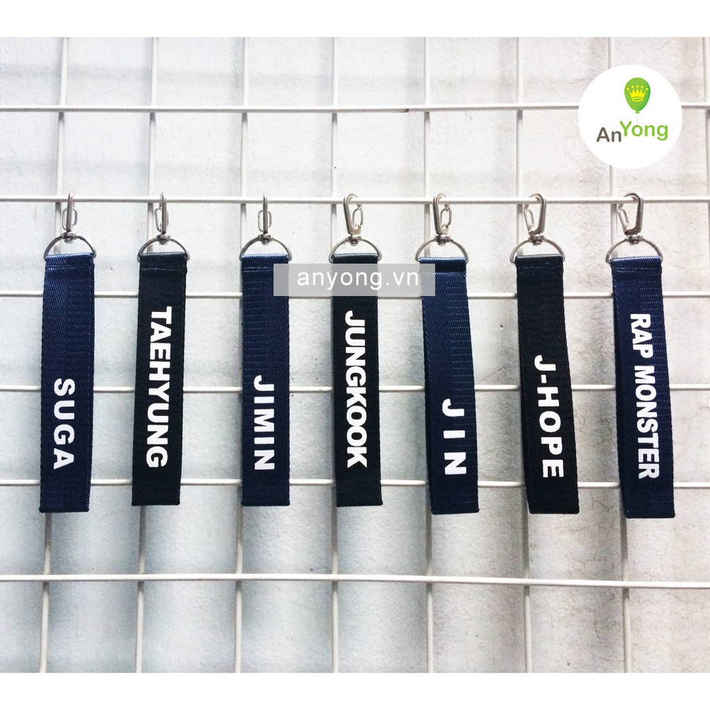 Móc khóa Name Tag BTS