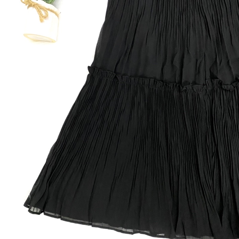 Chân váy dài hoa nhí lưng cao, chân váy công sở thời trang nữ dịu dàng [Quảng Châu cao cấp] | BigBuy360 - bigbuy360.vn