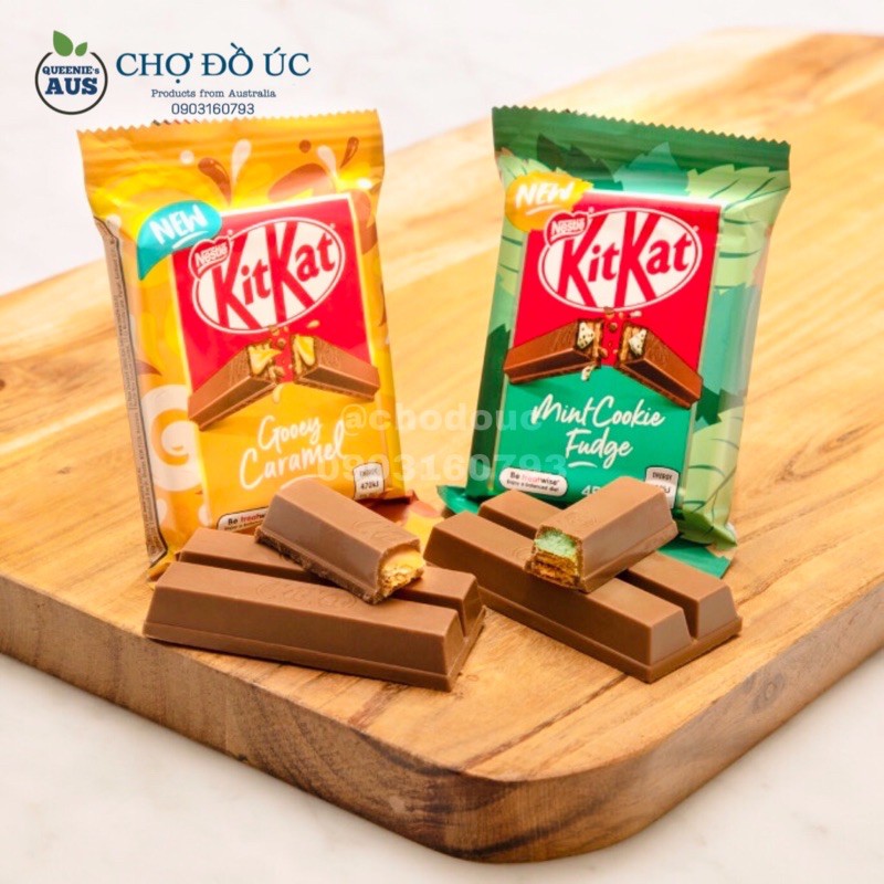 🍫Bánh xốp phủ chocolate Kitkat thanh 45g - nhập Úc🇦🇺