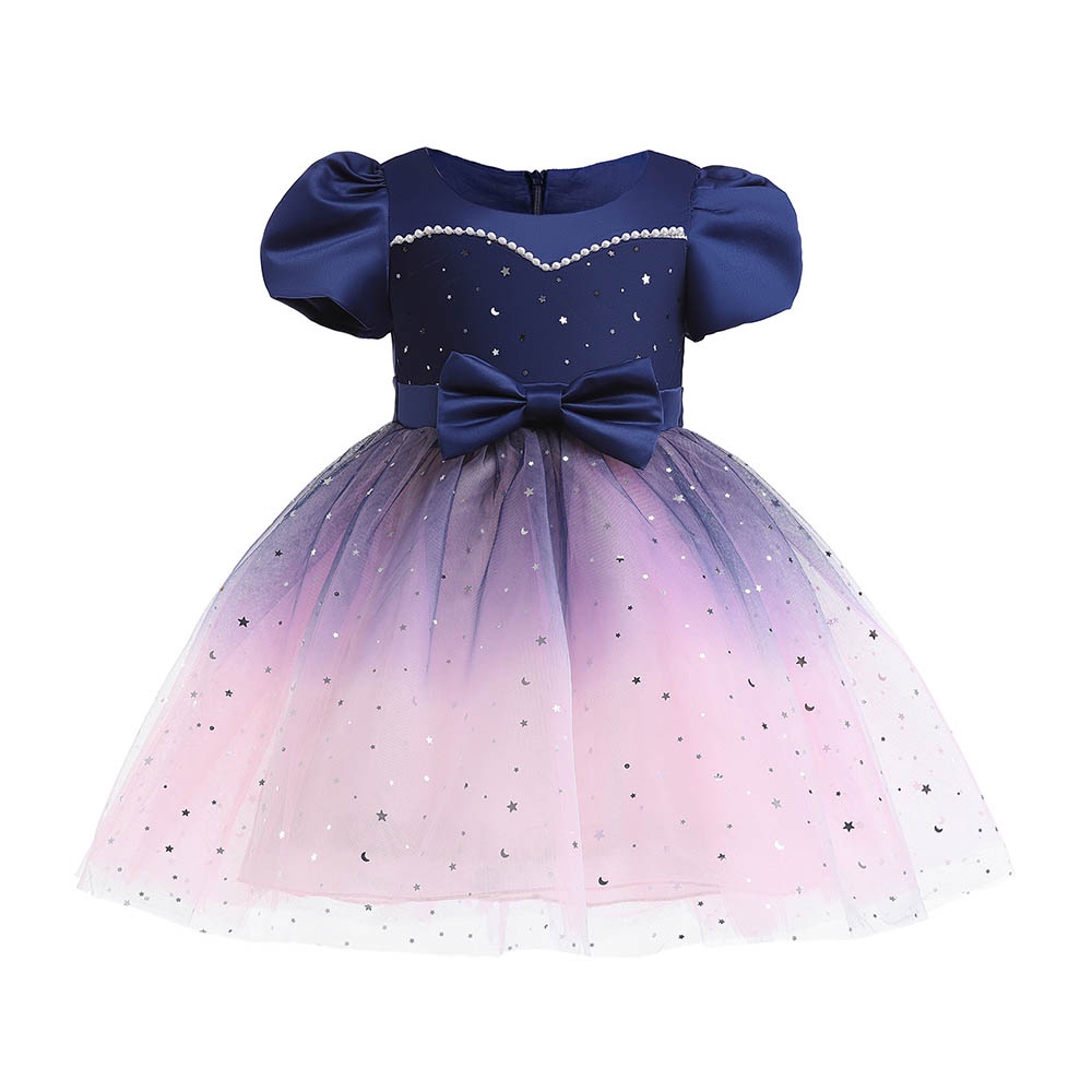 BEAR LEADER Đầm Công Chúa Aisha Xinh Xắn Theo Phong Cách Âu Mỹ 2023 Dành Cho Bé Gái 3-9 Tuổi