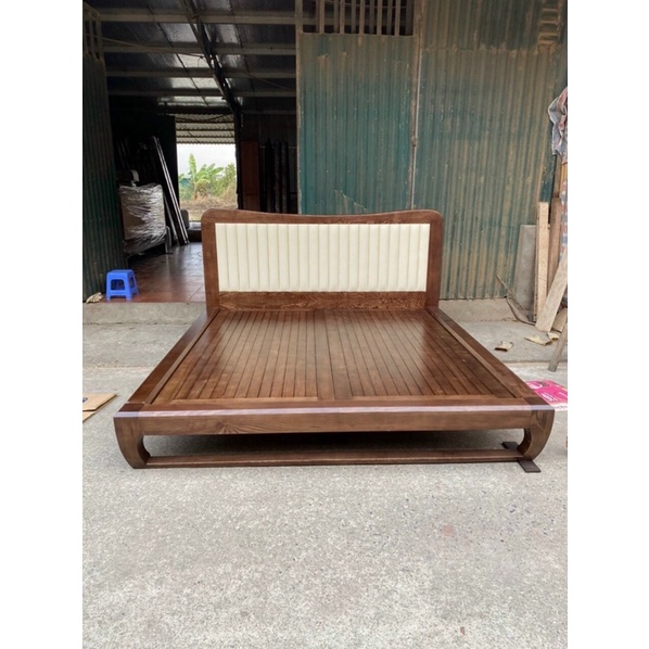 GIƯỜNG GỖ TỰ NHIÊN SỒI HÀNG CAO CẤP