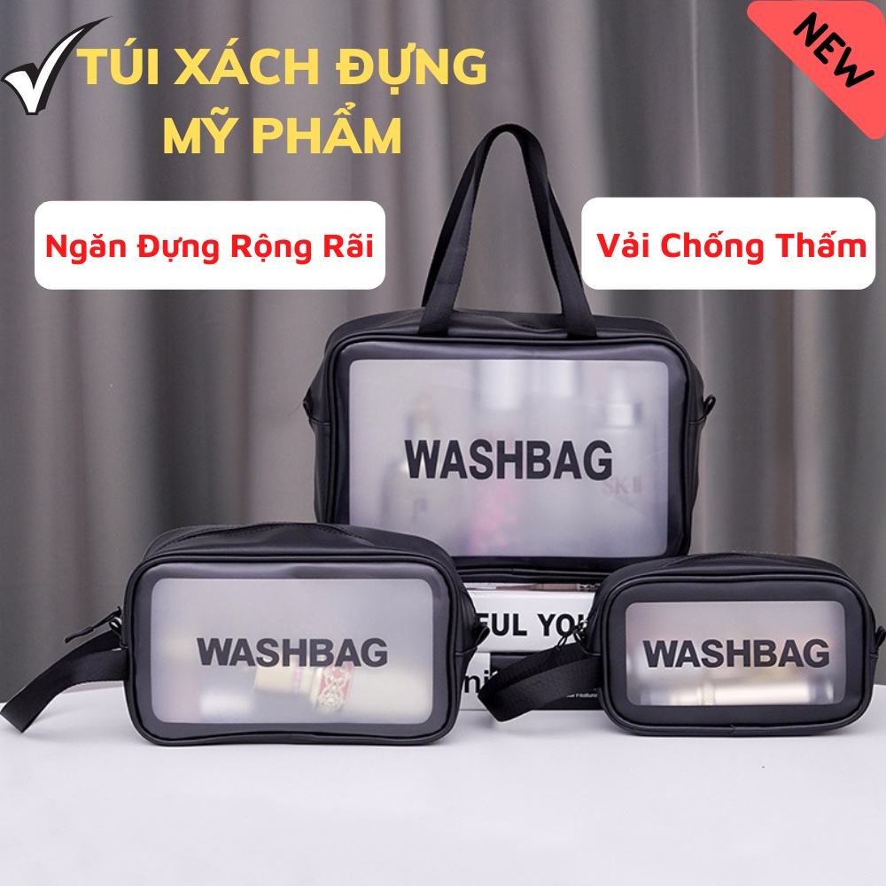 Túi đựng mỹ phẩm , đồ trang điểm đi du lịch chống thấm thiết kế tiện lợi cho bạn ATILA SHOP