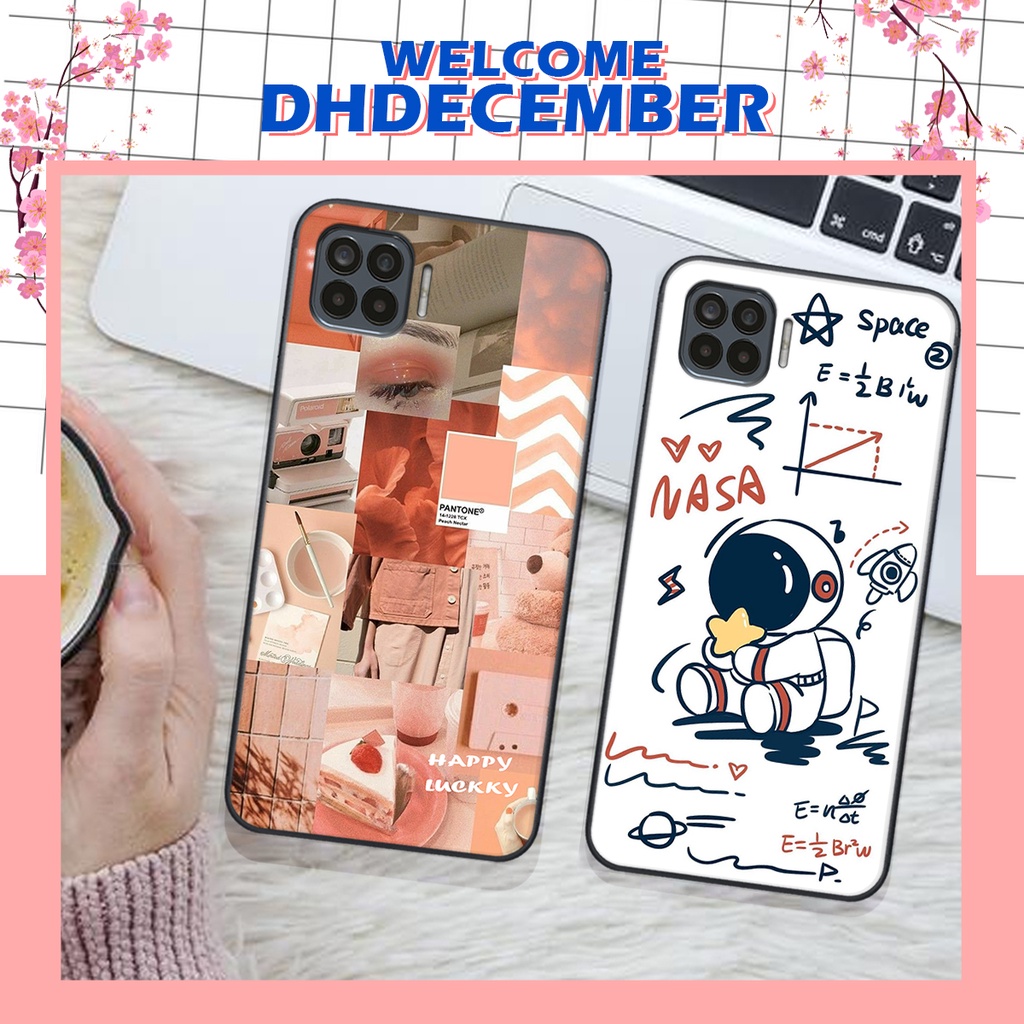 Ốp lưng Oppo A93 in hình nice ,good luck happy ốp xinh viền dẻo đẹp chất