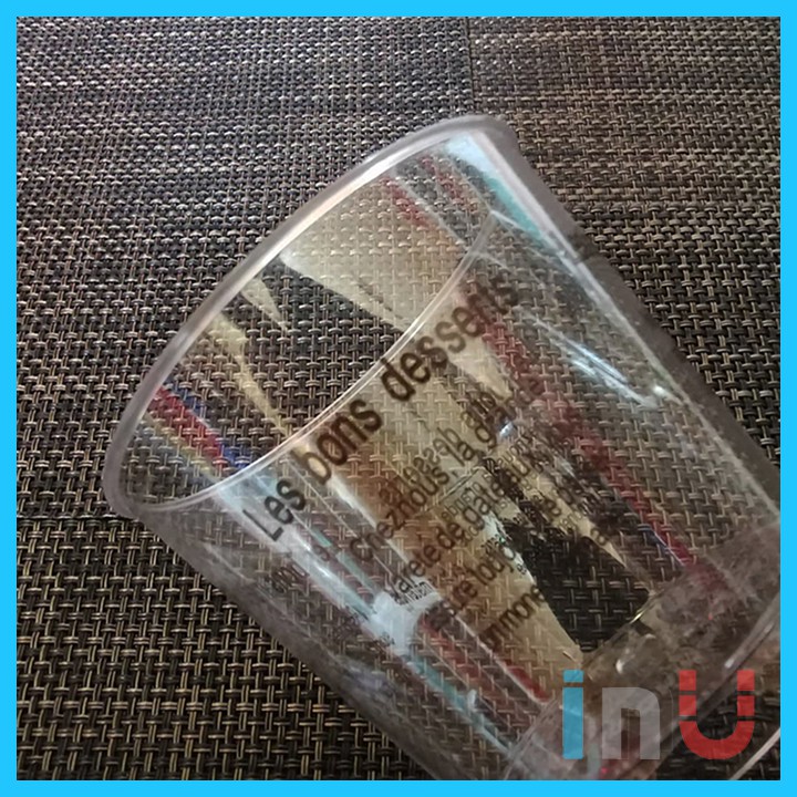 HCM - Combo 15 ly nhựa cứng trong kèm muỗng