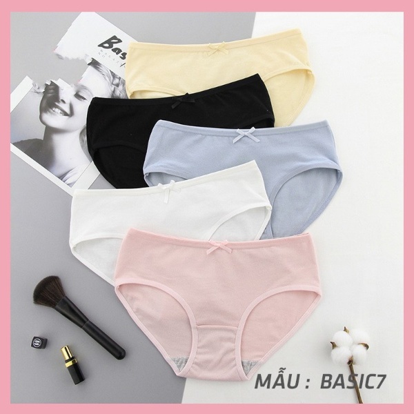 Quần Lót Nữ Cotton 100% kháng khuẩn thoáng mát đính nơ xinh siêu tôn dáng mẫu 978 | BigBuy360 - bigbuy360.vn