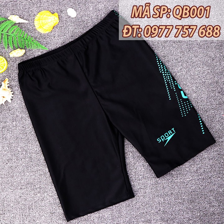 Quần bơi nam ngoại cỡ size từ XL tới 4xl Loại lửng dài gần tới gối QB001 | BigBuy360 - bigbuy360.vn