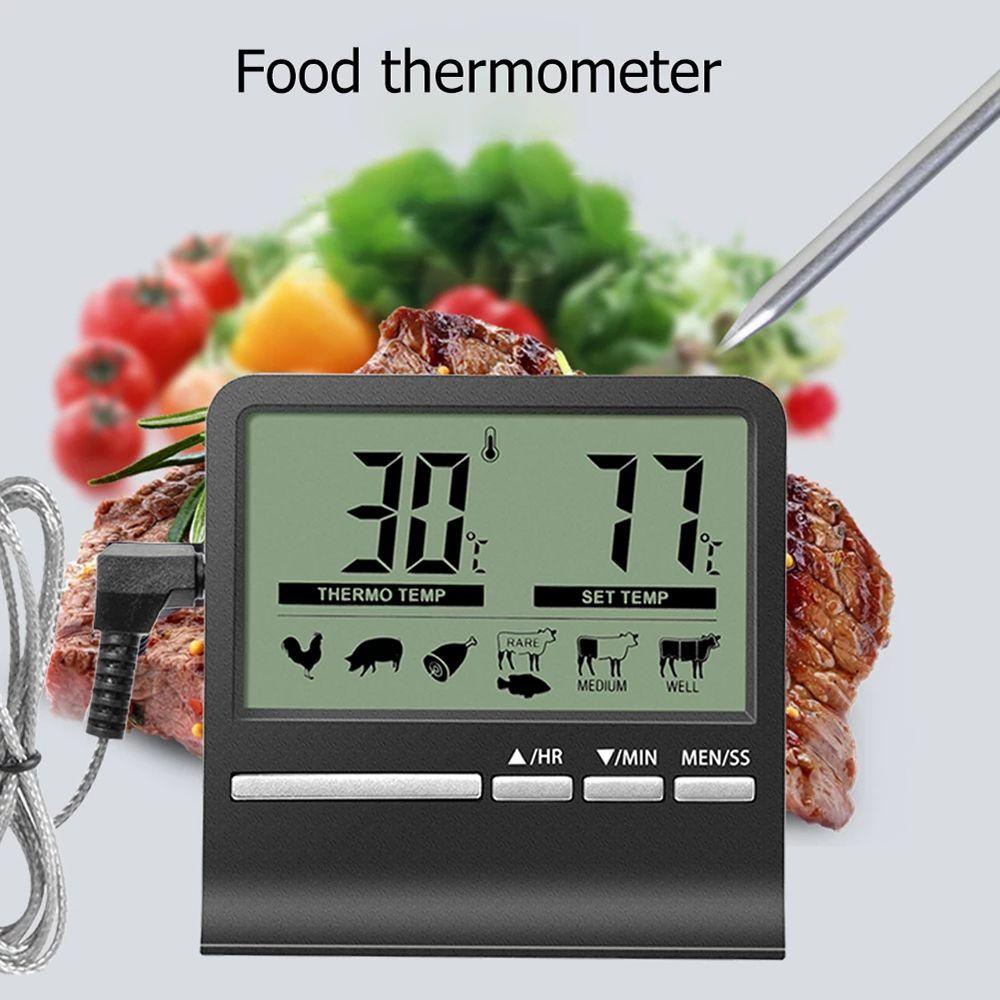 Nhiệt Kế Hẹn Giờ Nấu Ăn Ngoài Trời Tiện Dụng