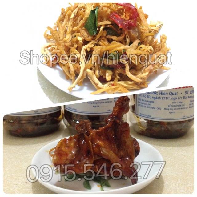 [FREESHIP 99K TOÀN QUỐC] Combo Khô gà hảo hạng + Mực rim me