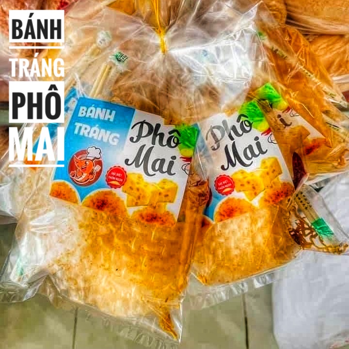 Bánh Tráng Phô Mai Mix Khô Gà