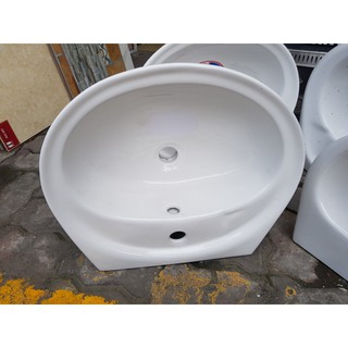 Chậu LAVABO treo tường 1 lỗ và 3 lỗ (hình ảnh thật) + vòi lạnh