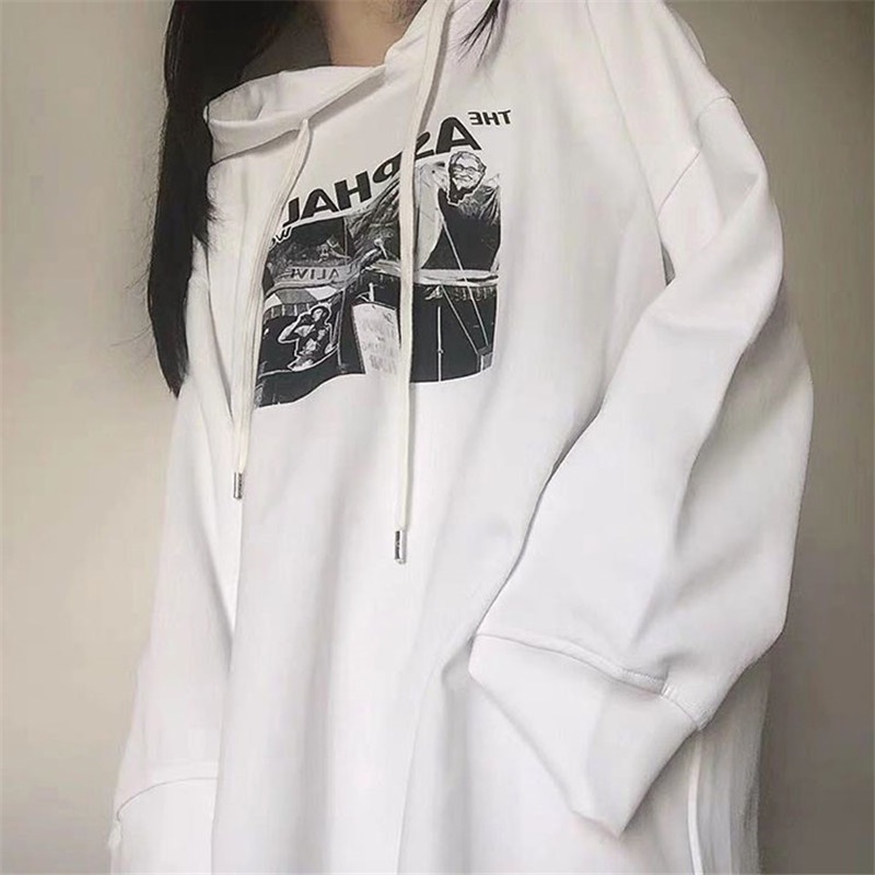 NRVP Áo Hoodie Dáng Rộng Thời Trang Hàn Quốc 2022 Dành Cho Nữ