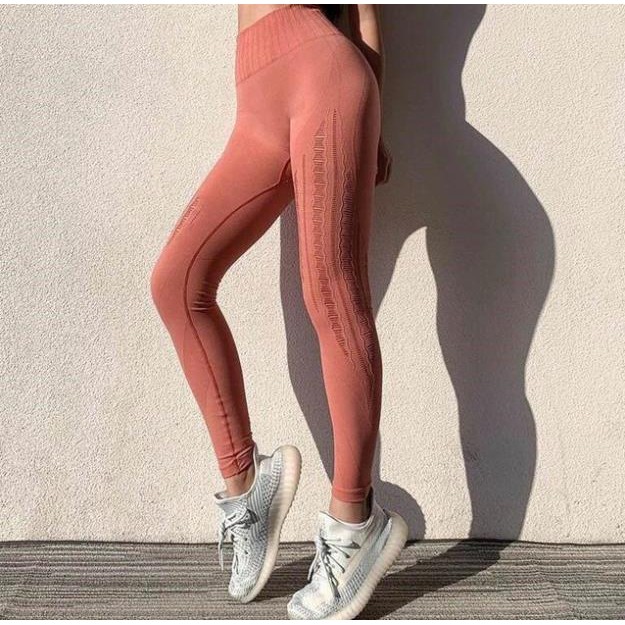 Quần legging tập gym, yoga thun dệt kim cao cấp mềm, mịn, siêu đàn hồi, nâng mông gen bụng họa tiết cắt lazer cực đẹp  ྇