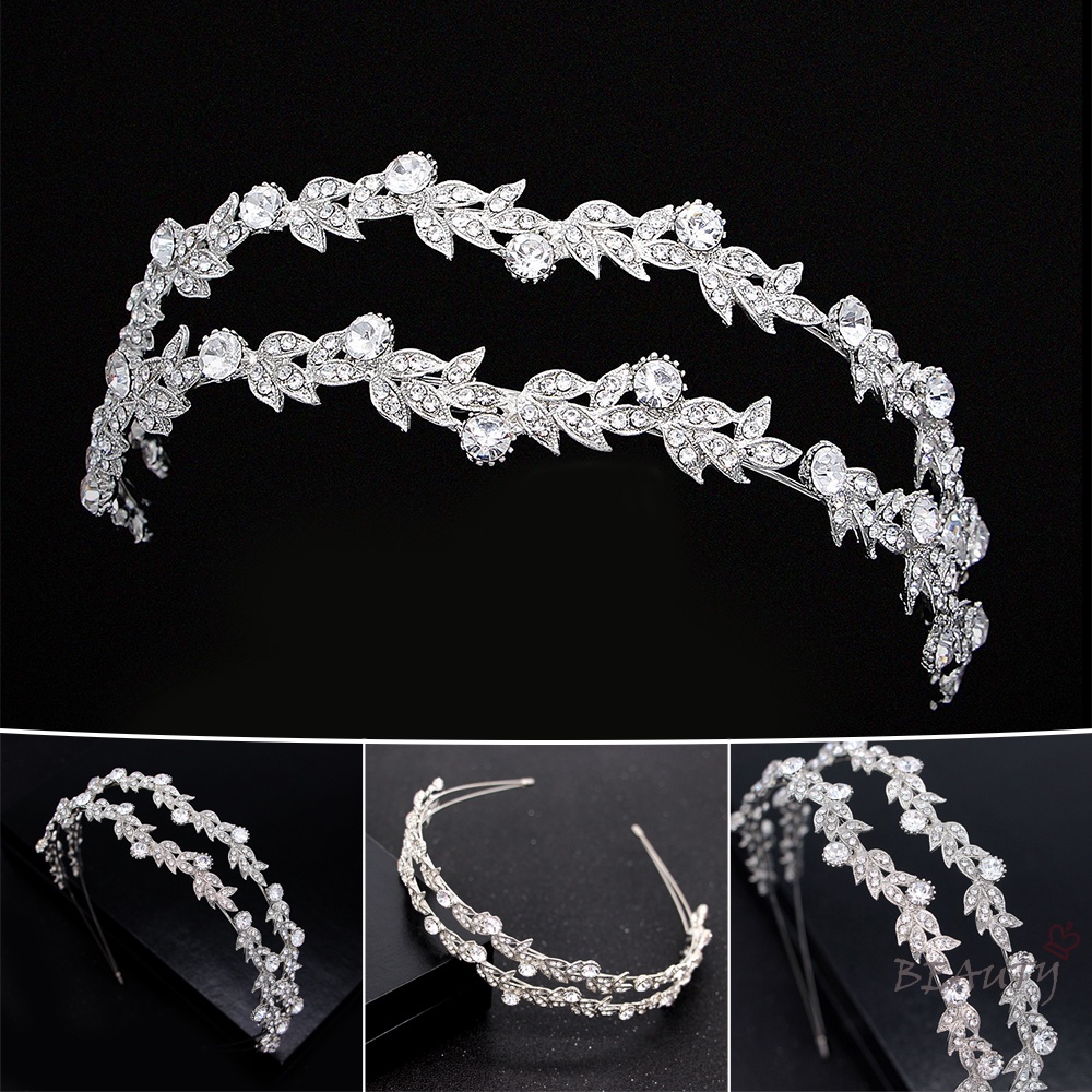 Seven Miss Băng Đô Cài Tóc Bằng Hợp Kim Bạc Không Gây Dị Ứng Đính Pha Lê Sang Trọng Cho Tiệc Sinh Nhật / Sân Kh