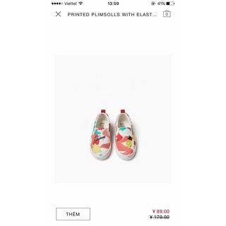 Giày slip on zara