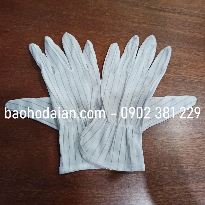 Găng tay chống tĩnh điện Vải Polyester (5 đôi)
