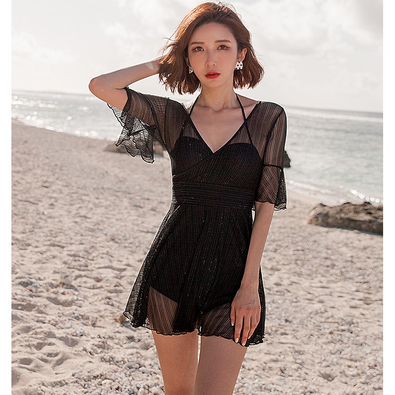 Váy Bơi Nữ Kín Đáo Đẹp - Bikini Áo Tắm Đi Biển Dạng Váy (Hàng Quảng Châu cao cấp) | BigBuy360 - bigbuy360.vn