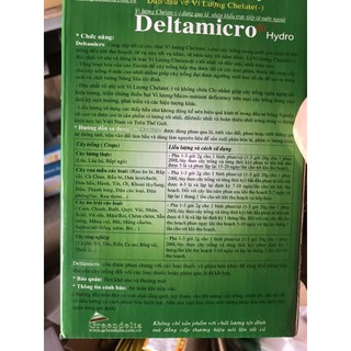 Phân bón lá trung vi lượng Deltamicro (bán sỉ 1hộp 50gói loại 20gr)