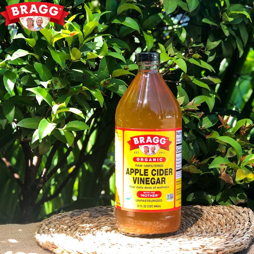 Giấm táo hữu cơ Bragg 473ml & 946ml - Hàng Mỹ