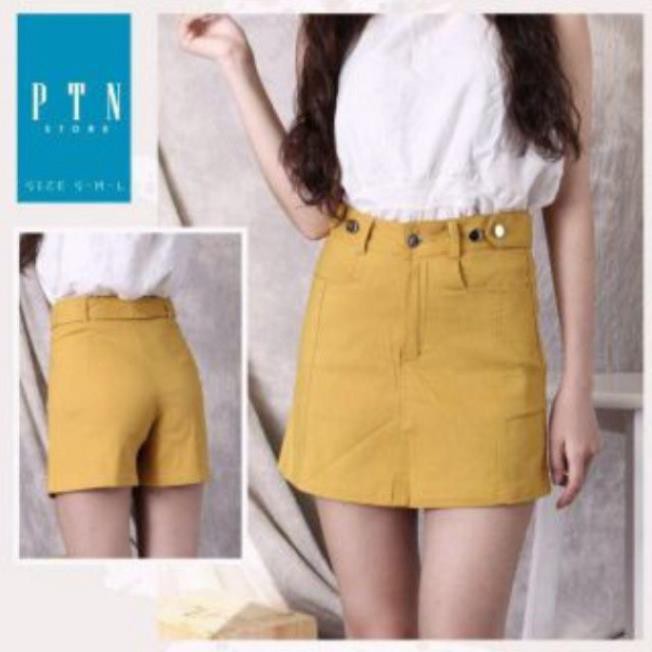 Quần Short Thô_Quần Giả Váy Co Giãn 4 Chiều Năng Động mã V01