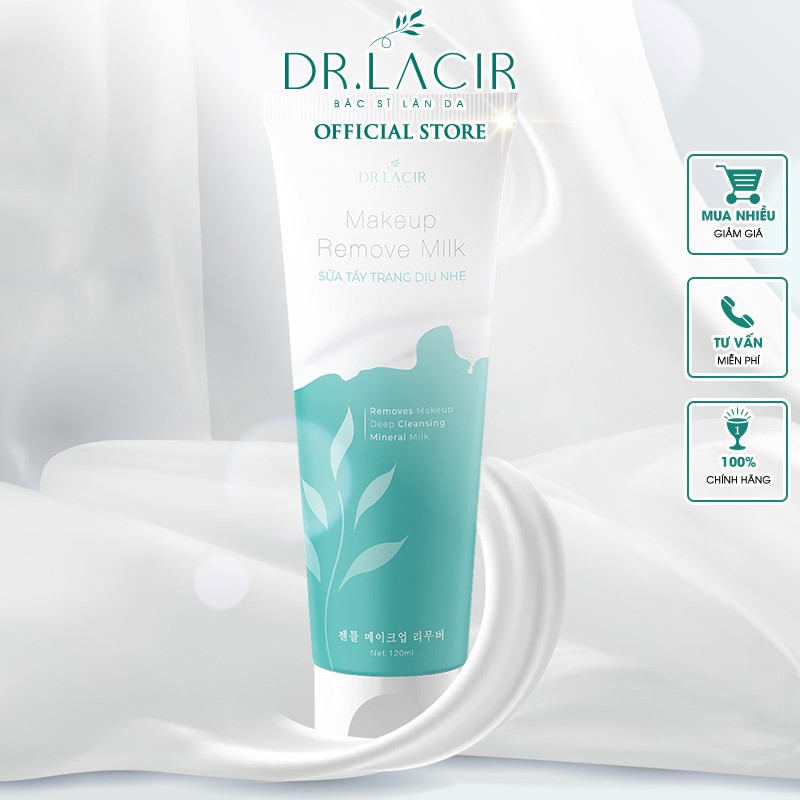 Sữa Tẩy Trang Dịu Nhẹ Lamer DrLacir Makeup Remove Milk 150ml - DR05