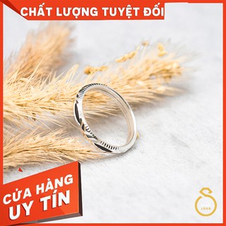 Nhẫn bạc lông voi, nhẫn lông đuôi voi nhân tạo may mắn cho cặp đôi