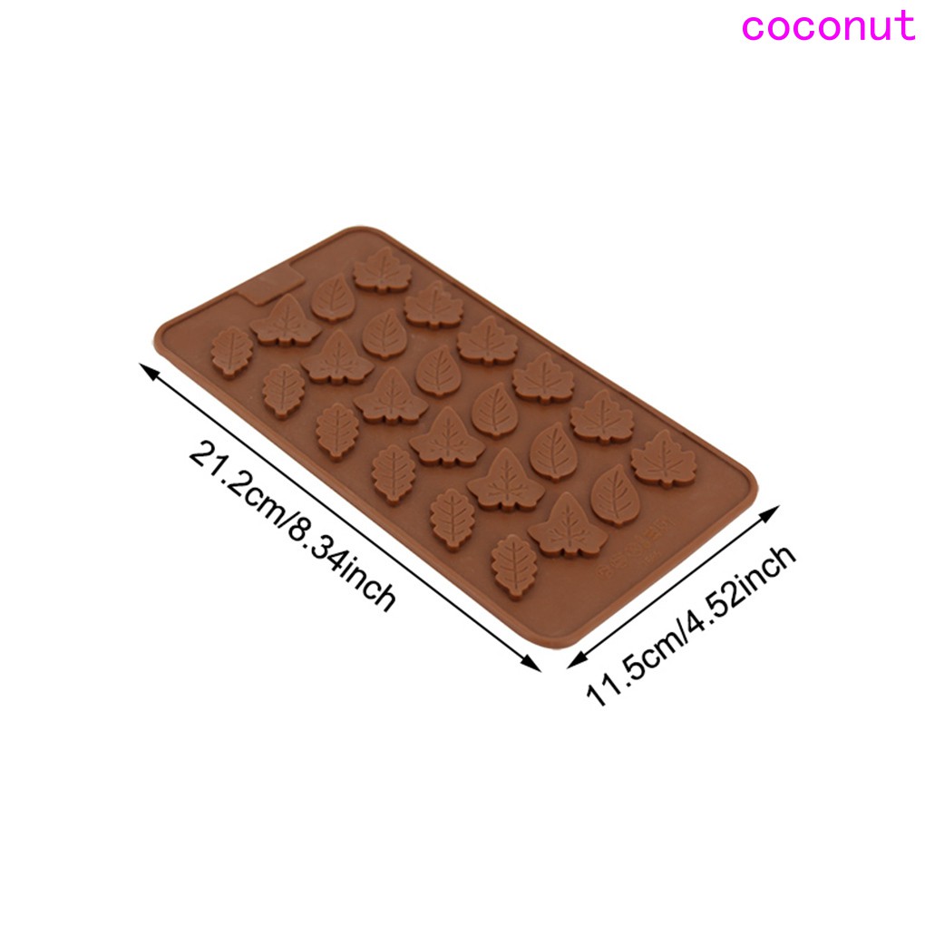 Khuôn Silicon Làm Bánh Đa Năng Tạo Hình Chiếc Lá Sáng Tạo