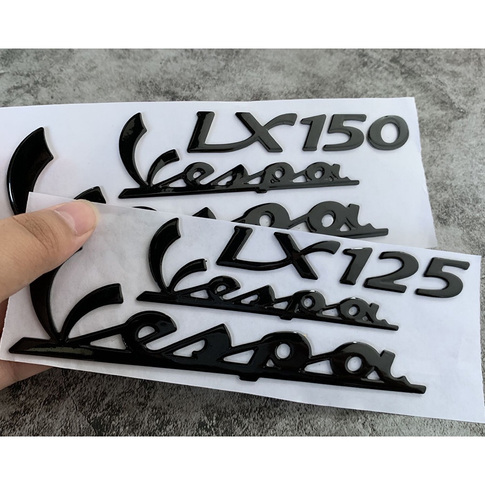 Bộ decal dán biểu tượng huy hiệu 3D cho PIAGGIO Vespa GTS300 LX125 LX150 125 150 LX LXV Dán