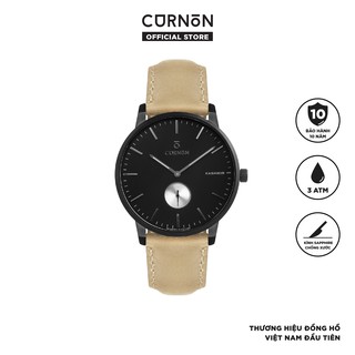 Đồng Hồ Nam Curnon Kashmir Rebel Dây Da Chính Hãng Thiết Kế 3 Kim Đeo Tay Thời Trang