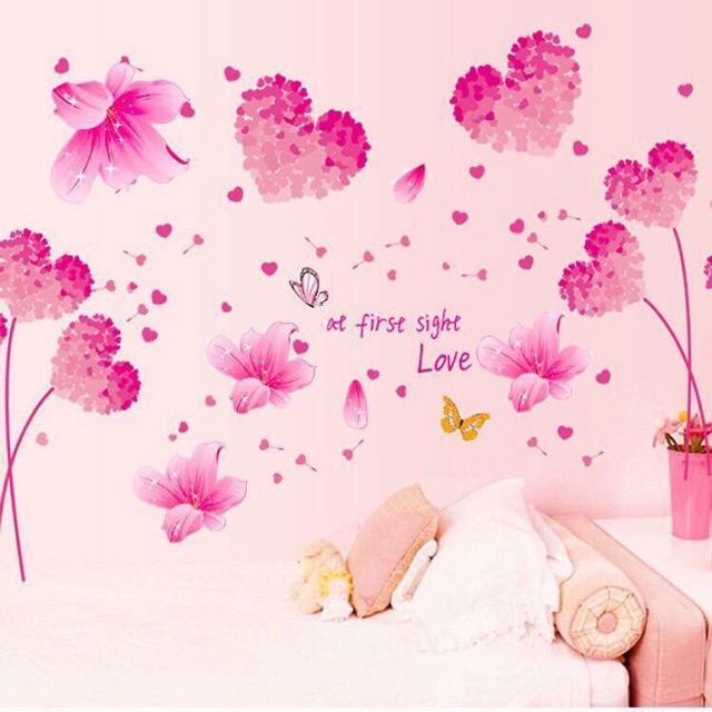 [Sale_sốc] Decal dán tường trang trí phòng ngủ