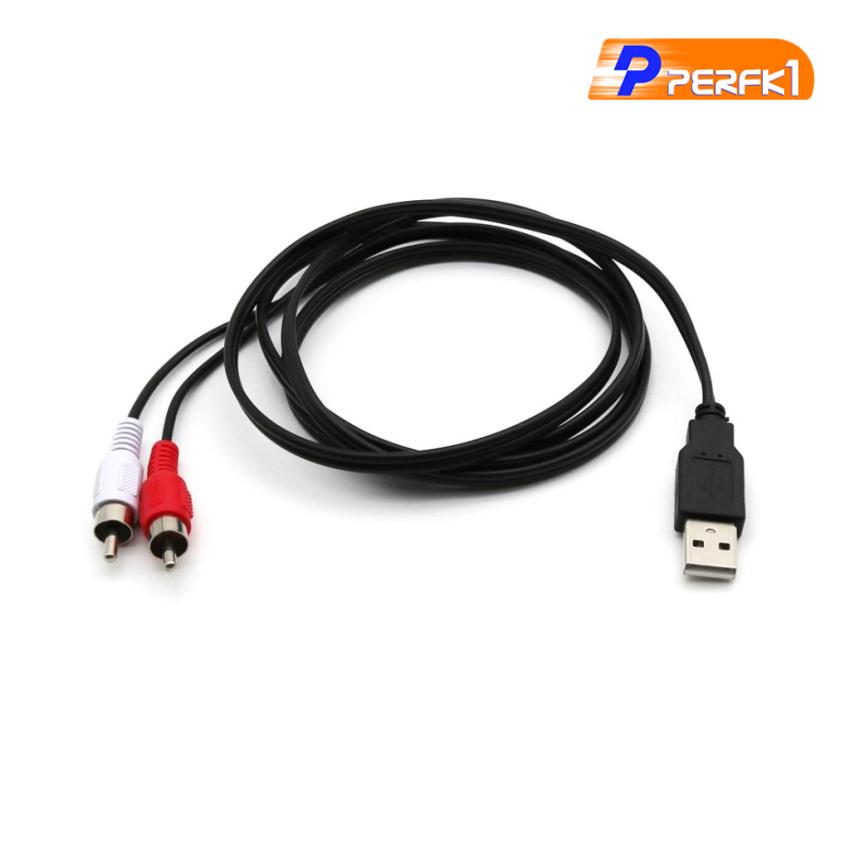 Cáp Chuyển Đổi 1.5m Usb 2.0 Female Sang 2x Rca Male Video A / V