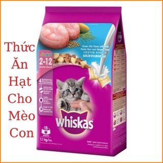 Thức ăn hạt Mèo con Whiskas Junio 1100g