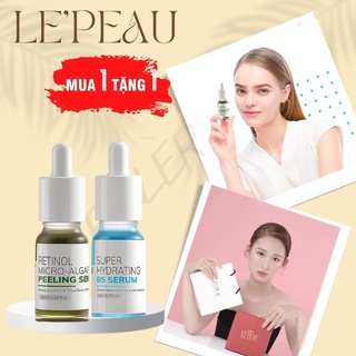Peel vi tảo, peel da retinol tại nhà, thay da sinh học - LE'PEAU 10ml tặng serum B5 chính hãng