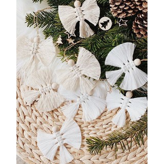 Thiên Thần nhỏ Macrame trang trí cây thông Noel, Trang trí Giáng Sinh