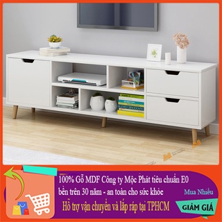 Made in VN Kệ Tivi - Tủ Tivi Để Sàn AN032 Lưu Trữ Để Đồ Tiện Lợi gỗ mdf 17mm công ty Mộc Phát  độ bền trên 30 năm AN032