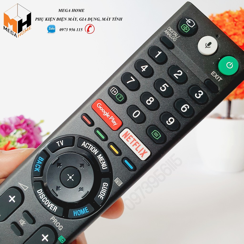 Điều khiển remote giọng nói tivi Sony smart (hàng mới 100%)