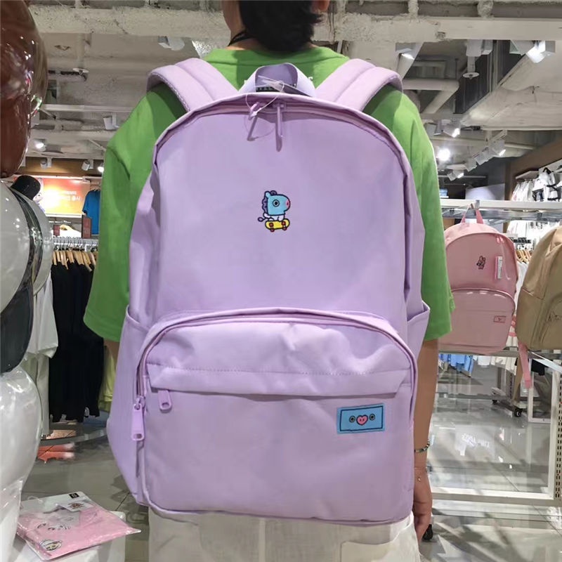 Ba Lô Đi Học Họa Tiết Bt21 BTS Dễ Thương Xinh Xắn
