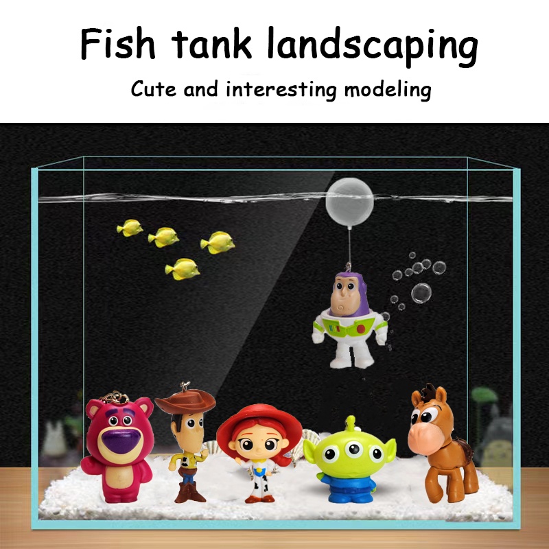 Nhân Vật Hoạt Hình Toy Story Trang Trí Bể Cá