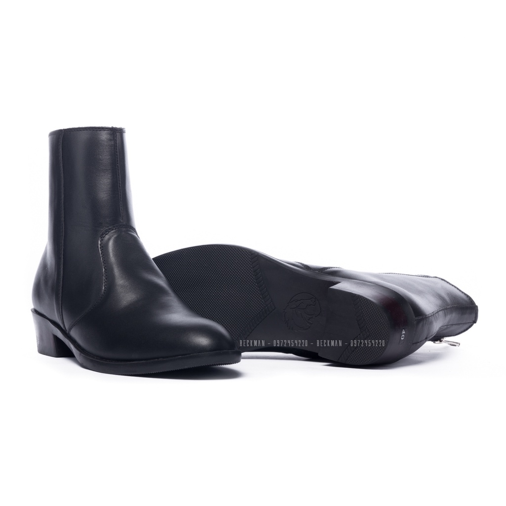 Giày nam Zip Boots kiểu dáng đường phố Hót Nhất